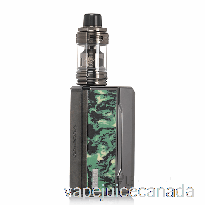 Vape Canada VOOPOO Drag 4 177W Starter Kit Gun Metal + Forest Green